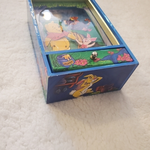 Disney Winnie The Pooh & Piglet Dancing Music Box & Jewelry‎ Box RARE VINTAGE - Picture 3 of 15